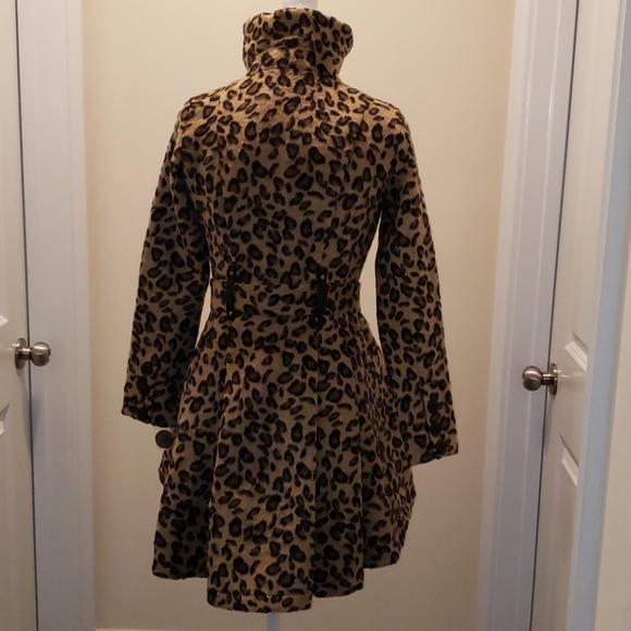 Madden Girl Junior's Drama Skirted Coat Gray Size Large main image 1